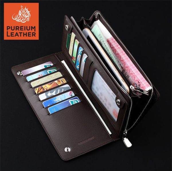 PL103 - Original Leather Long Wallet - Image 5