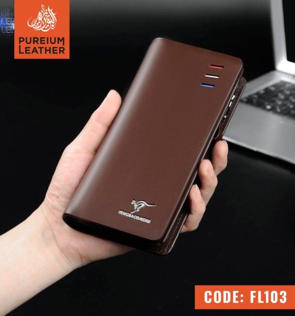 PL103 - Original Leather Long Wallet - Image 2
