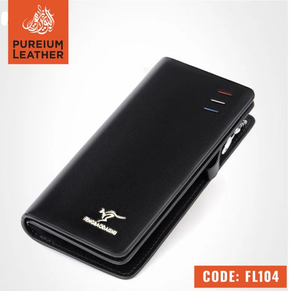 PL104 - Original Leather Long Wallet - Image 3