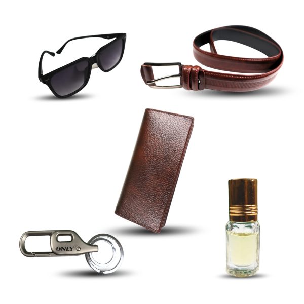 Combo Package Wallet Belt Sunglass - Image 2